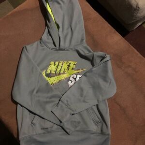 Gray Nike hoodie